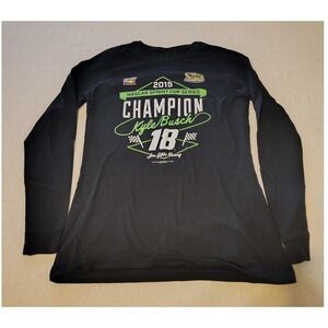 NASCAR Sprint Cup Series Champion‎ Kyle Busch 18 Long Sleeve T Shirt Large GG